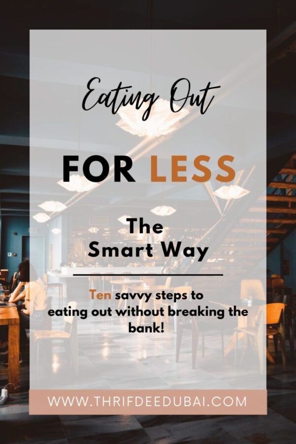 Eating Out For Less, The Smart Way!